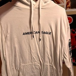 White American eagle hoodie